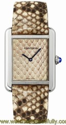 Cartier Tank Solo 34mm Steel/Leather Men's Watch W5200021