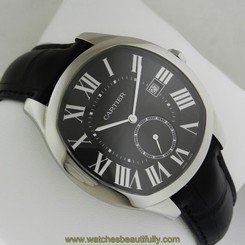 CARTIER Drive Automatic WSNM0006 Stainless Steel Leather NEW Black Ret: $6,250