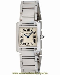 Cartier Tank Francaise 18K White Gold Watch - W50012S3
