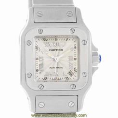 Cartier Santos Galbee Ladies Stainless Steel Automatic Watch W20044D6