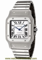 Cartier W20098D6 Santos Galbee XL 46MM Silver SQ Dial Men Steel Watch New Orig 7612456303258