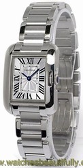 Cartier Tank Anglaise Small Silvered Flinqu�� dial Women Watch W5310022 New Orig 7613268284407