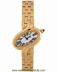 Cartier Delices Small Quartz Rose Gold Ladies Watch - W8100003