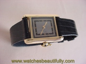 GENUINE CARTIER 18K GOLD Ladies Cartier Paris Swiss Vermeil Cartier 18K Gold