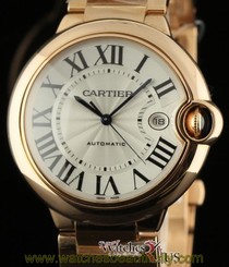 Cartier New Ballon Bleu Large 42mm Pink Gold W69006Z2 Silver Box/Paprs/Warr #CA9 7612456339851