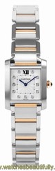 Cartier WE110005 Tank Francaise 11 Diamonds Women's Two Toned Watch New Orig 7613268400777