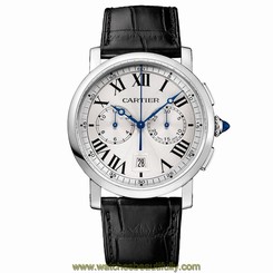 NEW Cartier Rotonde Silver Dial Steel 40mm Ref-WSRO0002
