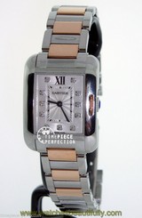 Cartier Tank Anglaise Small Ladies Watch Steel & Rose Gold Two Tone wt100024 7613268250617