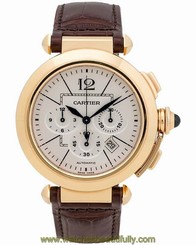 Cartier Pasha 18K Rose Gold Automatic Men's Watch - W3019951