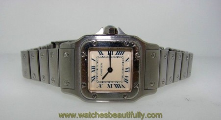 CARTIER VINTAGE WATCH WATER RESISTANT STAINLESS STEEL ORIGINAL AUTHENTIC