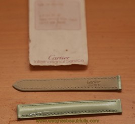 Cartier watch strap 14mm width - new - light green
