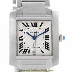 Cartier Tank Francaise Automatic Silver Dial Date Watch W51002Q3 7612456002229
