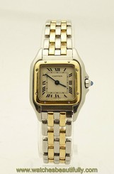 Cartier Mini Panthere 1057917 Oretacier Stainless Steel/18k Gold Ladies Watch