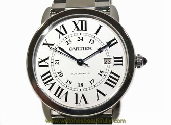 Pre-Owned CARTIER Ronde Solo XL W6701011 Men's SS Automatic Watch, MD 7612456835544