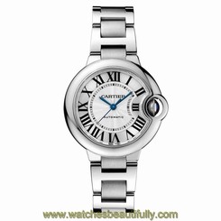 Cartier Ballon Bleu Automatic Silver 33mm Steel Ladies Watch W6920071 BUY NOW! 845960039222