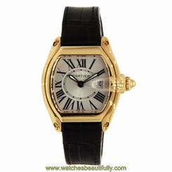 Cartier Roadster W62018Y5 18k Yellow Gold Wrist Watch for Women