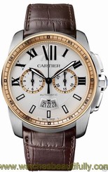 Cartier W7100043 Calibre de Cartier Chronograph NEW Authentic Ret: $13,500 7613268267240