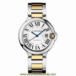 CARTIER MEN'S BALLON BLEU DE CARTIER STEEL CASE AUTOMATIC WATCH W2BB0012
