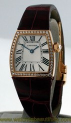 NEW Cartier La Dona $17,275.00 Ladies 18k Rose Gold Diamond watch.