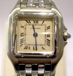 Pre-Owned Cartier Panthere 22mm Stainless Steel Ladies' Watch 1320