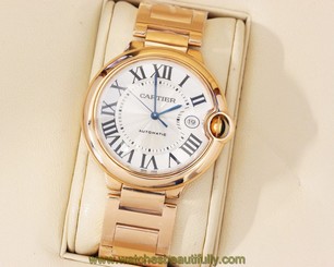 Cartier Ballon Bleu Rose Gold Large W69006Z2 COMPLETE