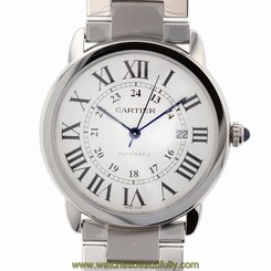 NEW Cartier Ronde Solo Stainless Steel Mens Automatic Watch W6701011 BUY NOW! 7612456835544