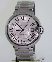 Cartier Ballon Bleu Stainless Steel MId Size Automatic W6920046 7612456620874