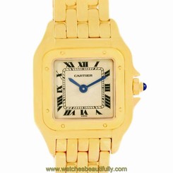 Cartier Panthere Ladies 18k Yellow Gold Ladies Watch W25022B9