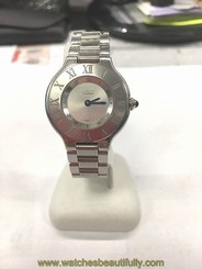 Cartier 21 Ladies Stainless Steel 1340