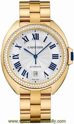 Cle De Cartier Automatic 40mm 18kt Yellow Gold WJCL0010 Brand NEW Ret: $50,500