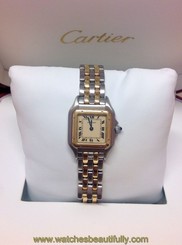 Cartier Panthere 1120 Ladies 22mm Bi Colour - Circa 2000 - Box Only