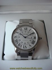 CARTIER Men's Classic Ronde Solo Quartz Automatic XL 42mm SWISS MADE W6701011 7612456835544