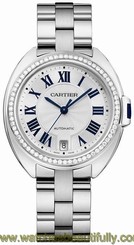 Cle De Cartier Automatic 35mm WJCL0007 Brand NEW 18kt White Gold Ret: $41,800