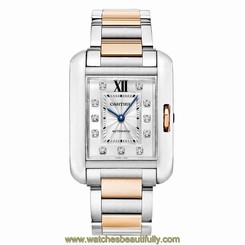 CARTIER Tank Anglaise Automatic Ladies Watch WT100025 - RRP ��7,900 - BRAND NEW