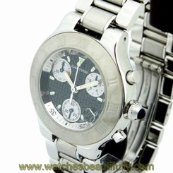 Pre-Owned CARTIER Must 21 All SS Gray Dial Men's Quartz Wristwatch W10172T, MR
