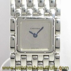 Pre-Owned CARTIER Lubin Quartz SS Mirror Dial Women's Wristwatch, ML