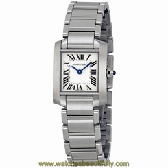 Fake AAA CARTIER WOMEN'S FRANCAISE 25MM STEEL BRACELET & CASE QUARTZ WATCH W51008Q3 7612456002212 Watch