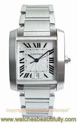 CARTIER Tank Francaise Automatic Large Steel Watch W51002Q3 Box/Papers/Warranty 7612456002229