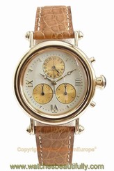 CARTIER Diabolo Chronograph Large 18kt Yellow Gold Watch Box/Papers/Warranty