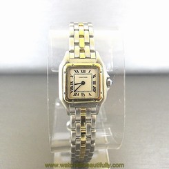 Cartier Panthere 84083241 Yellow Gold and Stainless Steel Watch Water Resistant