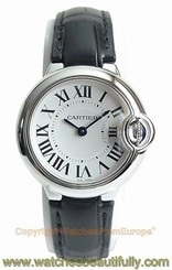CARTIER Ballon Bleu Small Quartz 28mm Steel W69018Z4 Box/Papers Retail $4300 7612456383304
