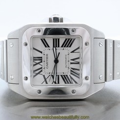 Cartier Santos 100 W200737G w/ Box and Booklets