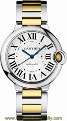 Cartier Ballon Bleu W6920047 Stainless Steel and 18k Yellow Gold Automatic Unise
