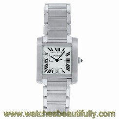 Genuine NEW Cartier Tank Men's Watch W51002Q3
