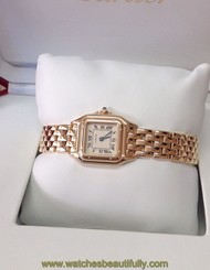 Cartier Panthere W25022B9 Ladies 22mm 18ct Yellow Gold - Box & Service Papers
