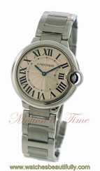 Cartier Ballon Bleu (Mid-Size) Medium Automatic Stainless Steel Ref # W6920046