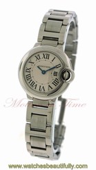 Cartier Ballon Bleu Small Ladies, Ref # W69010Z4 - Stainless Steel on Bracelet 7612456341434