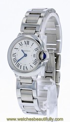 Cartier Ballon Bleu Ladies Stainless Steel Watch
