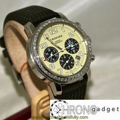 2003 Chopard "Ralley des Pharons" 37 Jewel Chronograph ? Diamond Bezel ? w/box?