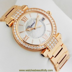 Chopard Imperiale Automatic 36mm 384822-5004 Rose Gold Diamond Ret: $45,450